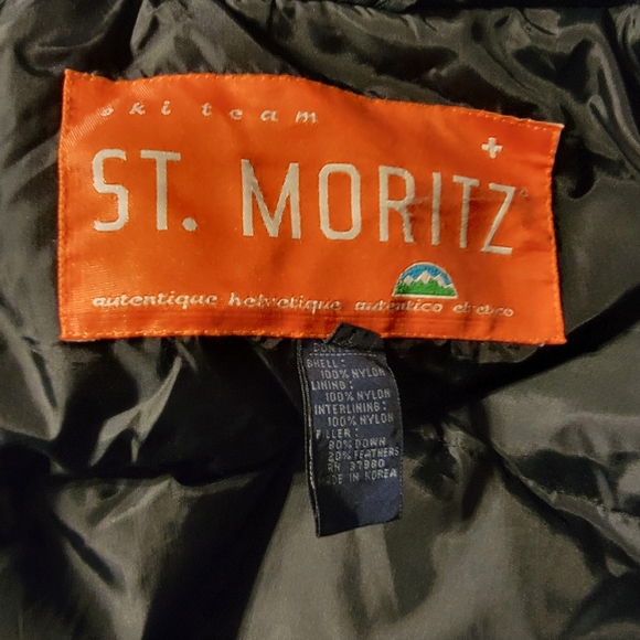 Vintage 90s St. Moritz ski jacket colorblock color block - Picture 6 of 7